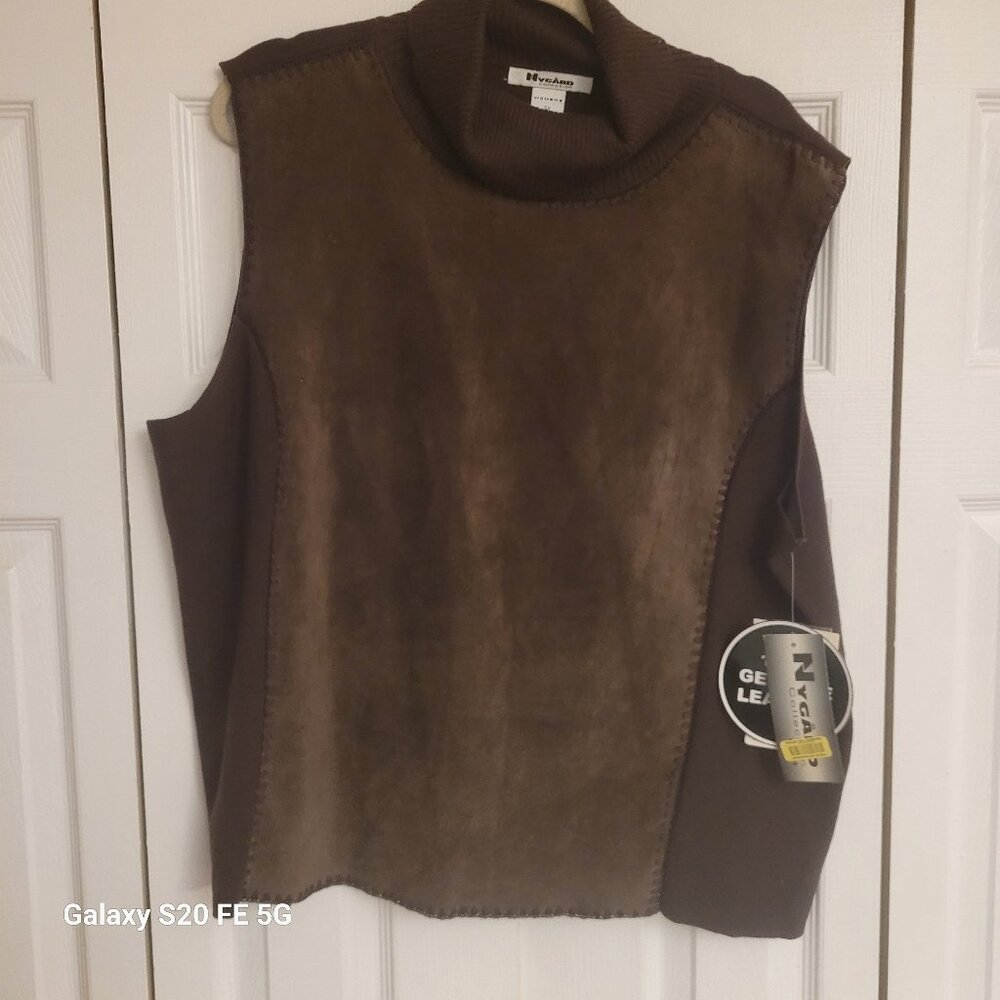 Nygard Collection Genuine Leather plus size